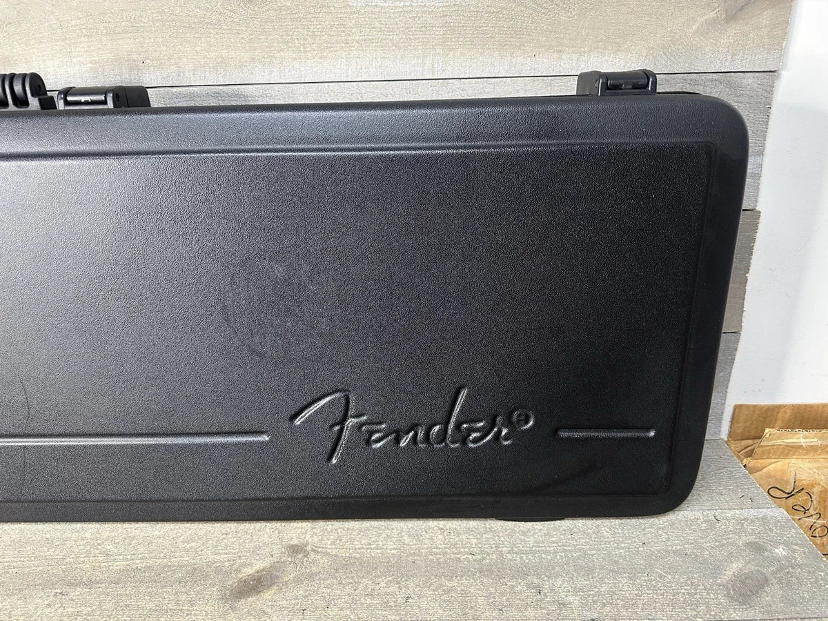 Fender Deluxe Molded ABS P/J 4/5 String Bass Guitar Hard Case Black TSA Locks