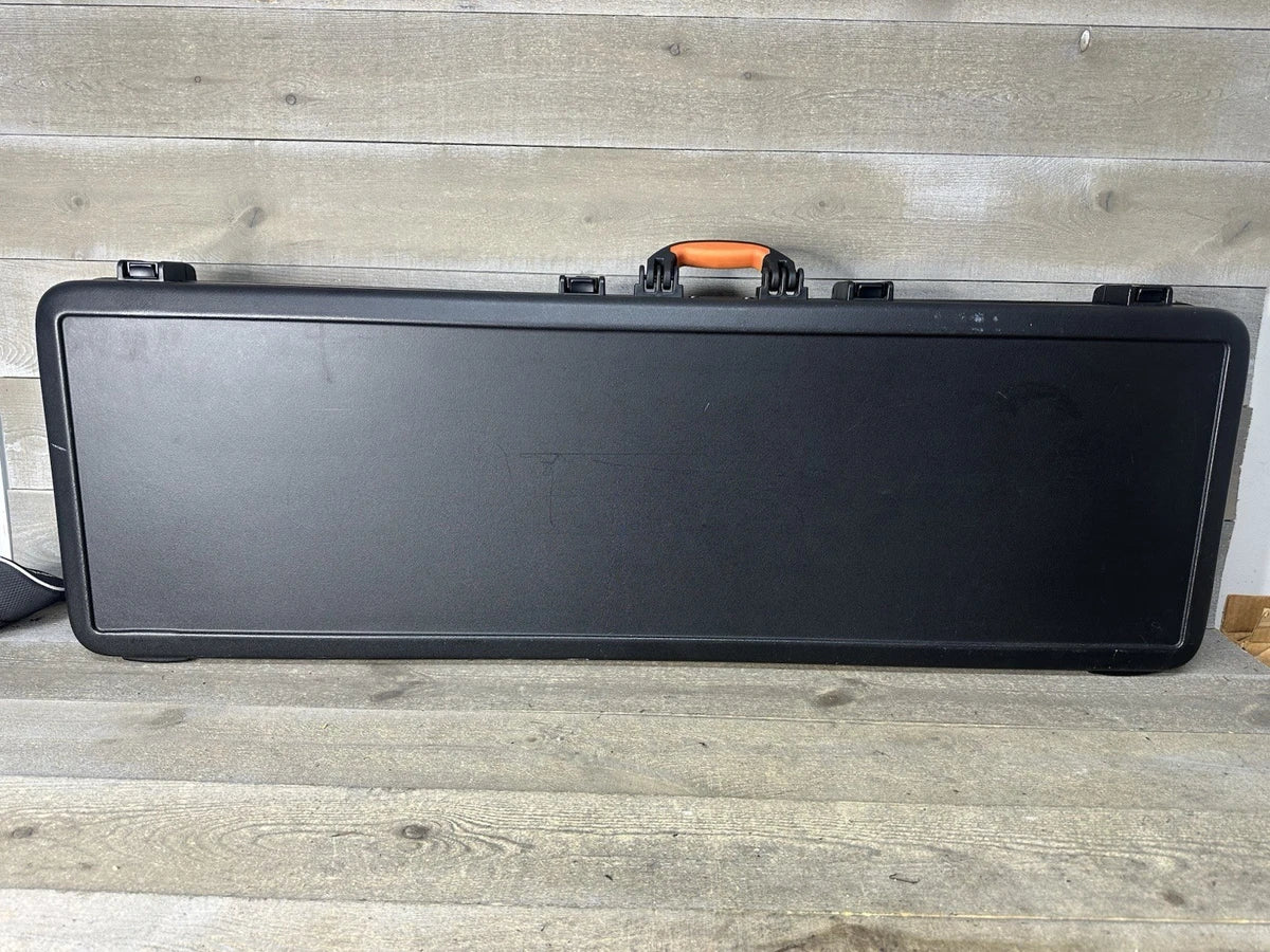 Fender Deluxe Molded ABS P/J 4/5 String Bass Guitar Hard Case Black TSA Locks