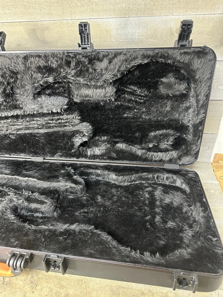 Fender Deluxe Molded ABS P/J 4/5 String Bass Guitar Hard Case Black TSA Locks