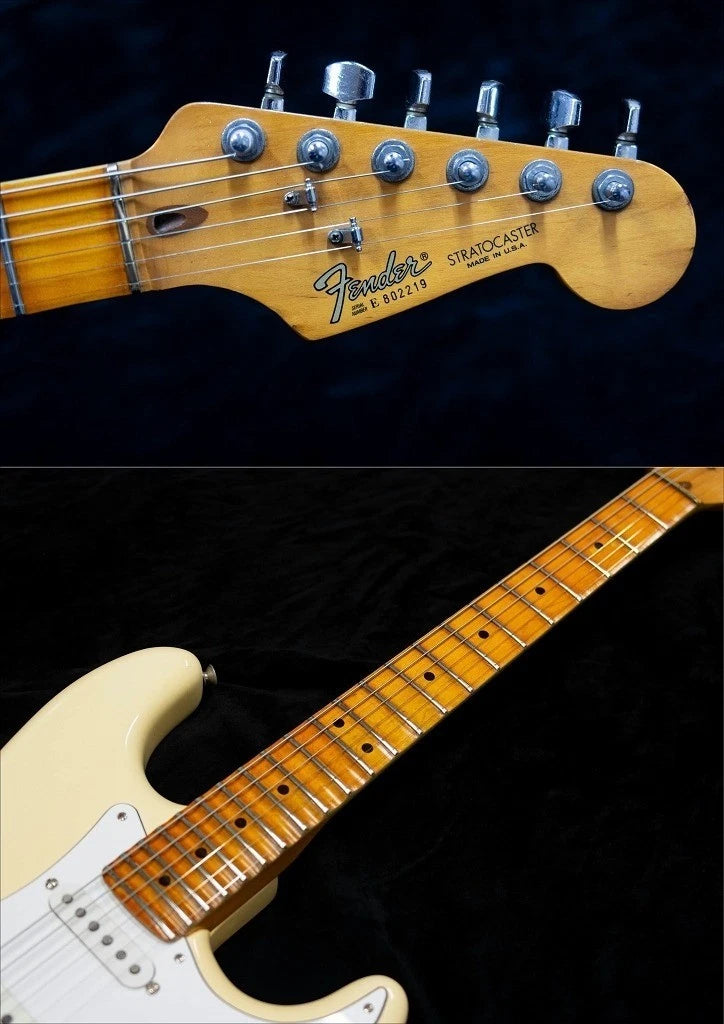 Fender American Standard Stratocaster 1988-1989 Alder White Electric guitar