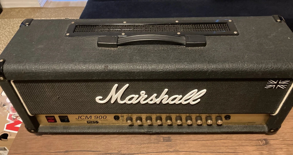 Marshall JCM 900 Model 4100 Hi Gain Dual Reverb 2-Channel 100-Watt Amp Tube Head