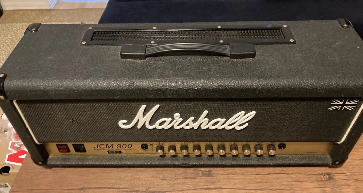 Marshall JCM 900 Model 4100 Hi Gain Dual Reverb 2-Channel 100-Watt Amp Tube Head