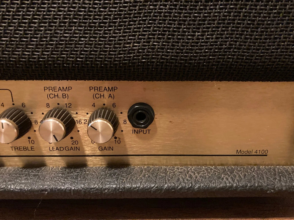 Marshall JCM 900 Model 4100 Hi Gain Dual Reverb 2-Channel 100-Watt Amp Tube Head