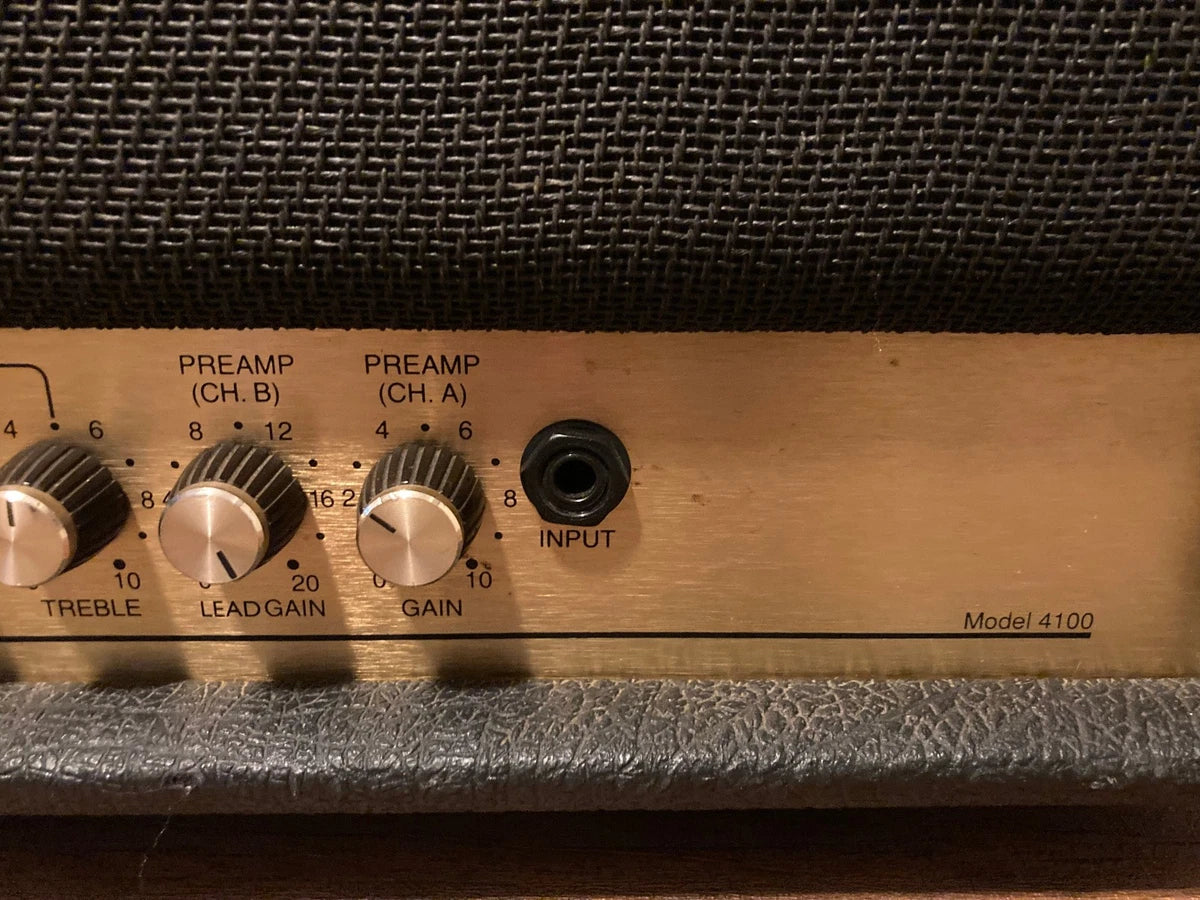 Marshall JCM 900 Model 4100 Hi Gain Dual Reverb 2-Channel 100-Watt Amp Tube Head