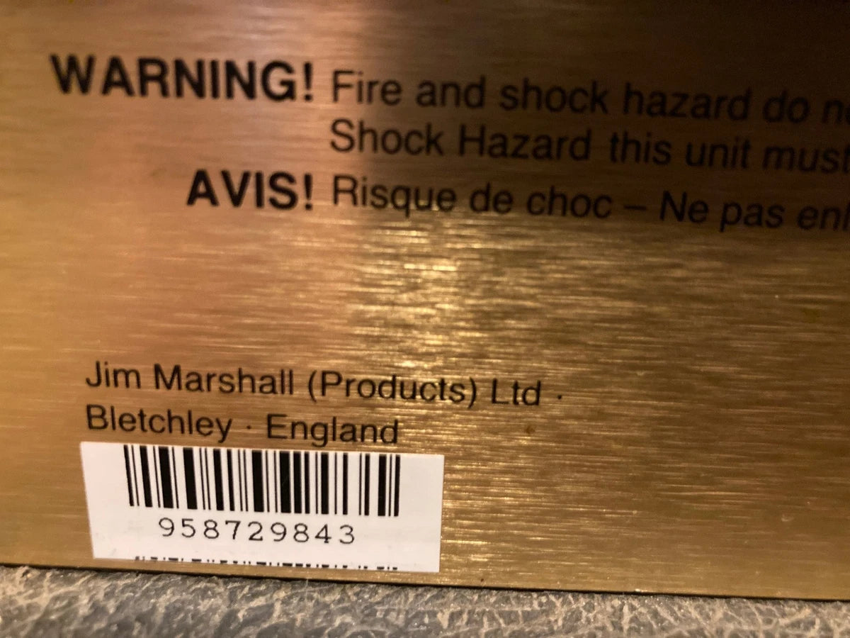 Marshall JCM 900 Model 4100 Hi Gain Dual Reverb 2-Channel 100-Watt Amp Tube Head