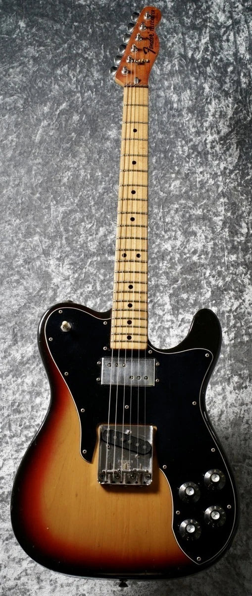 Fender 1976 Telecaster Custom Sunburst 3.56kg with Hard case Electric Guitar