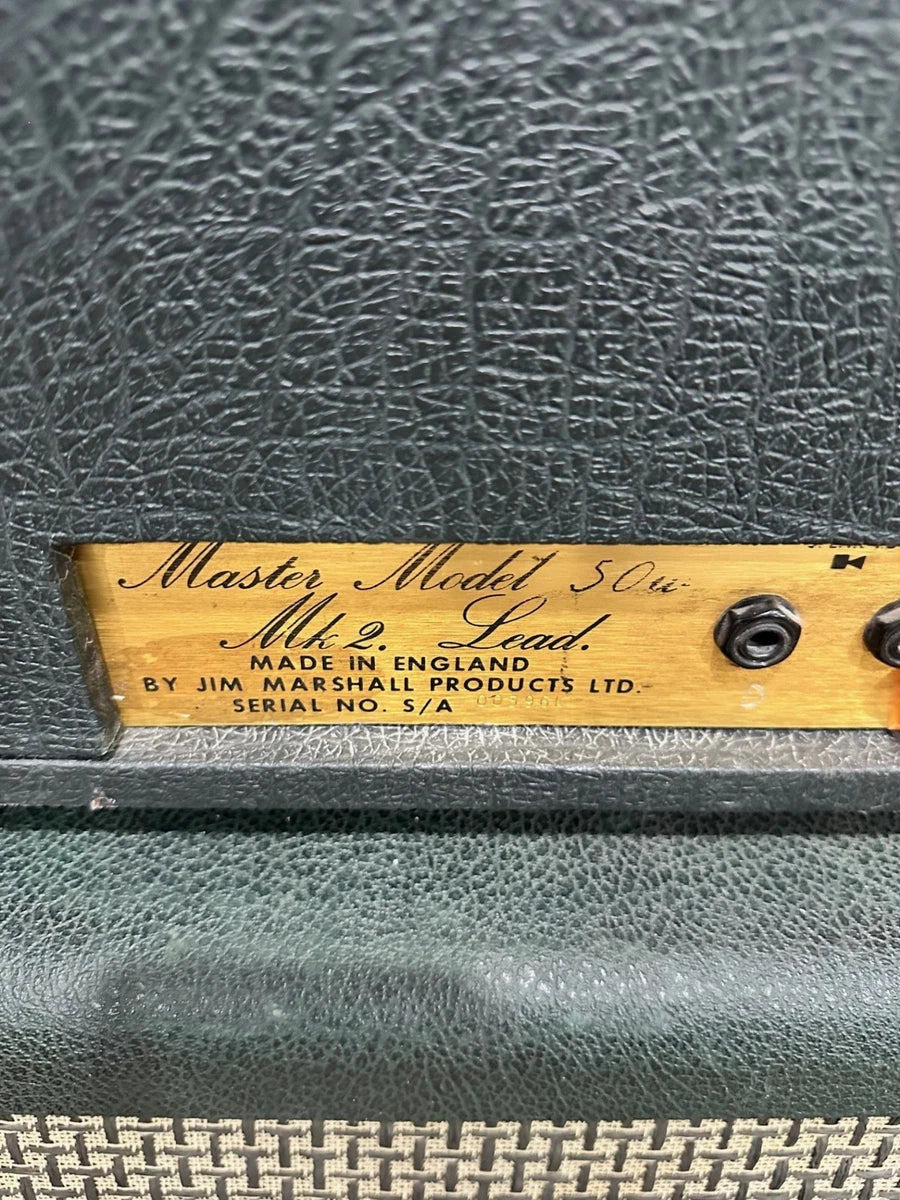 Vintage 1978 Marshall JMP MKII Lead 50w Model# 2204 Tube Head w/master volume