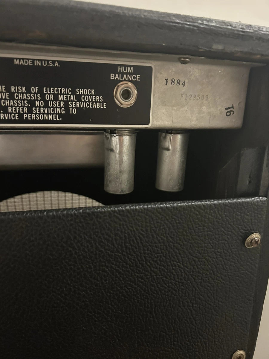 1981 Fender Bassman Ten Blackface Tube Amp Head Vintage Rare