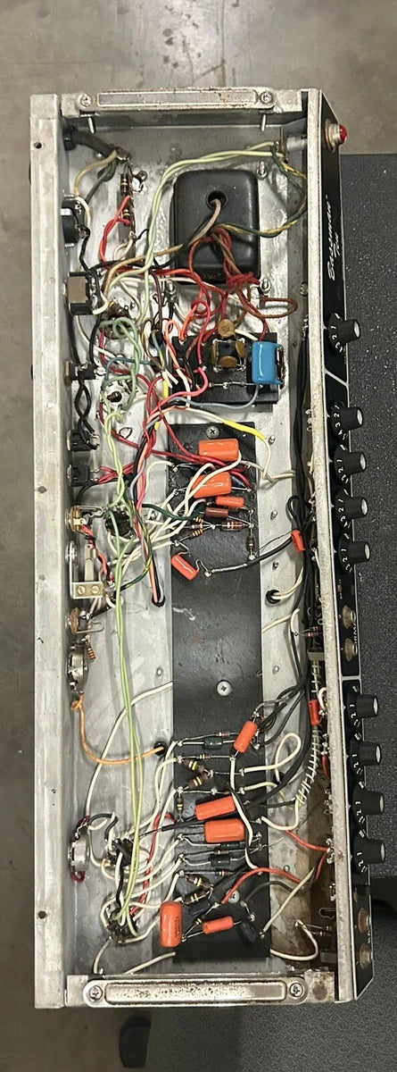 1981 Fender Bassman Ten Blackface Tube Amp Head Vintage Rare