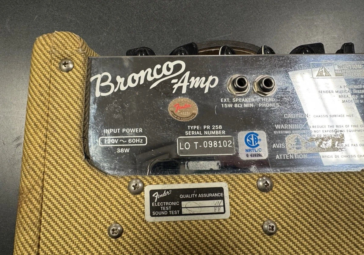Vintage Fender Bronco Amp