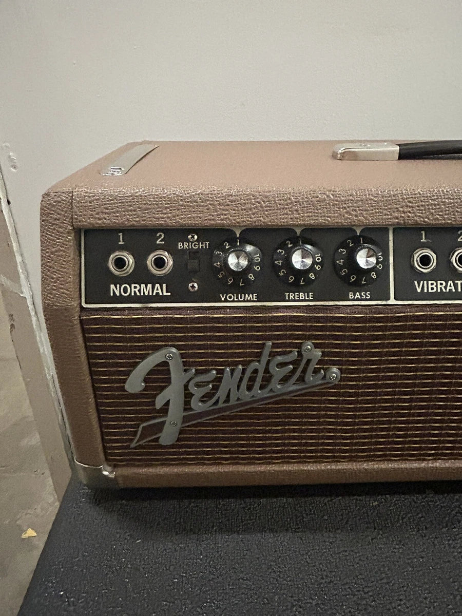 1964 Fender Concert Blackface Tube Amp Head Model AB763 Vintage Rare