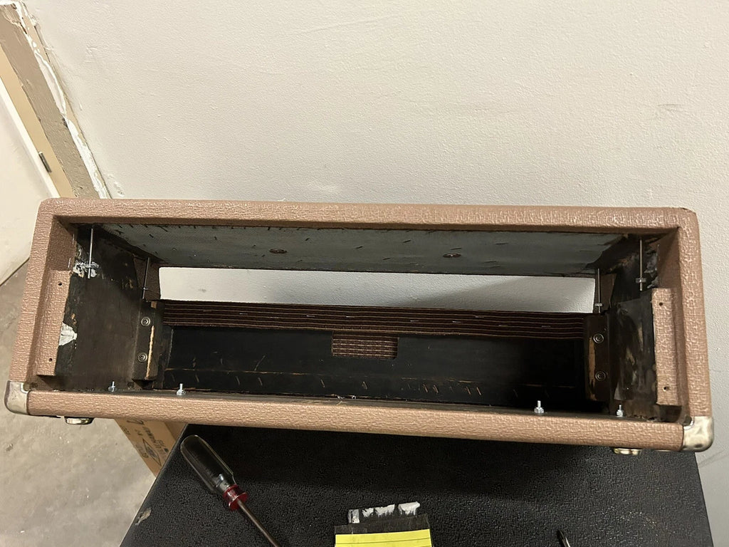 1964 Fender Concert Blackface Tube Amp Head Model AB763 Vintage Rare