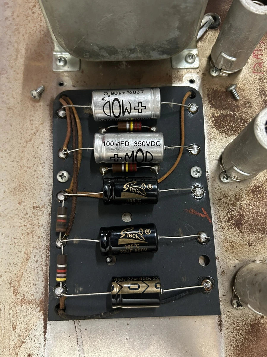 1964 Fender Concert Blackface Tube Amp Head Model AB763 Vintage Rare