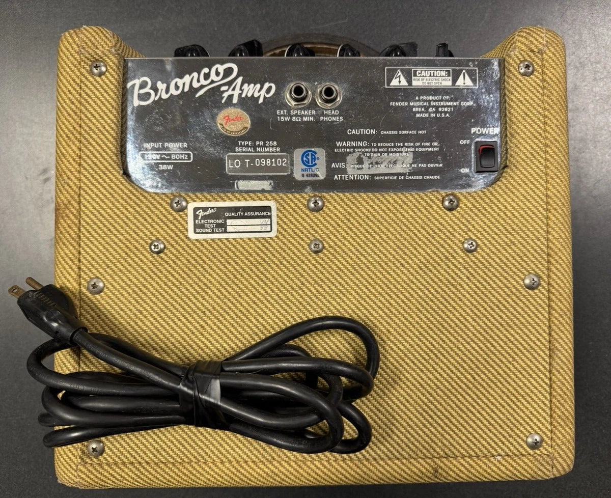 Vintage Fender Bronco Amp