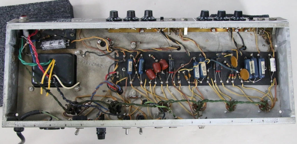 1967 Fender Bassman Black Face Panel Vintage Tube Amp Head AB165 USA