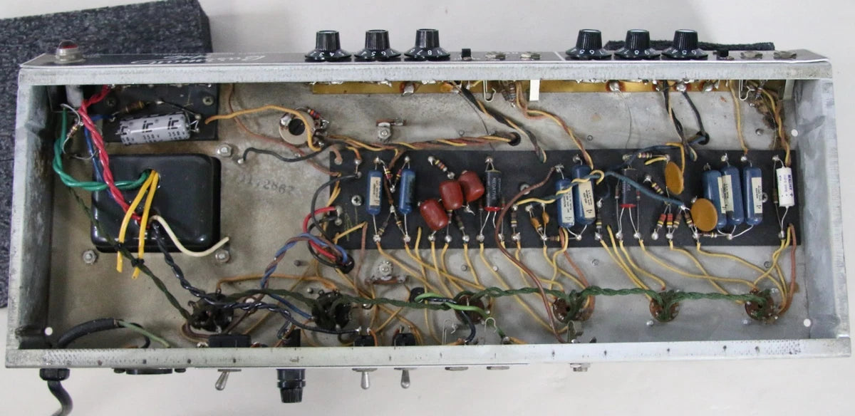 1967 Fender Bassman Black Face Panel Vintage Tube Amp Head AB165 USA