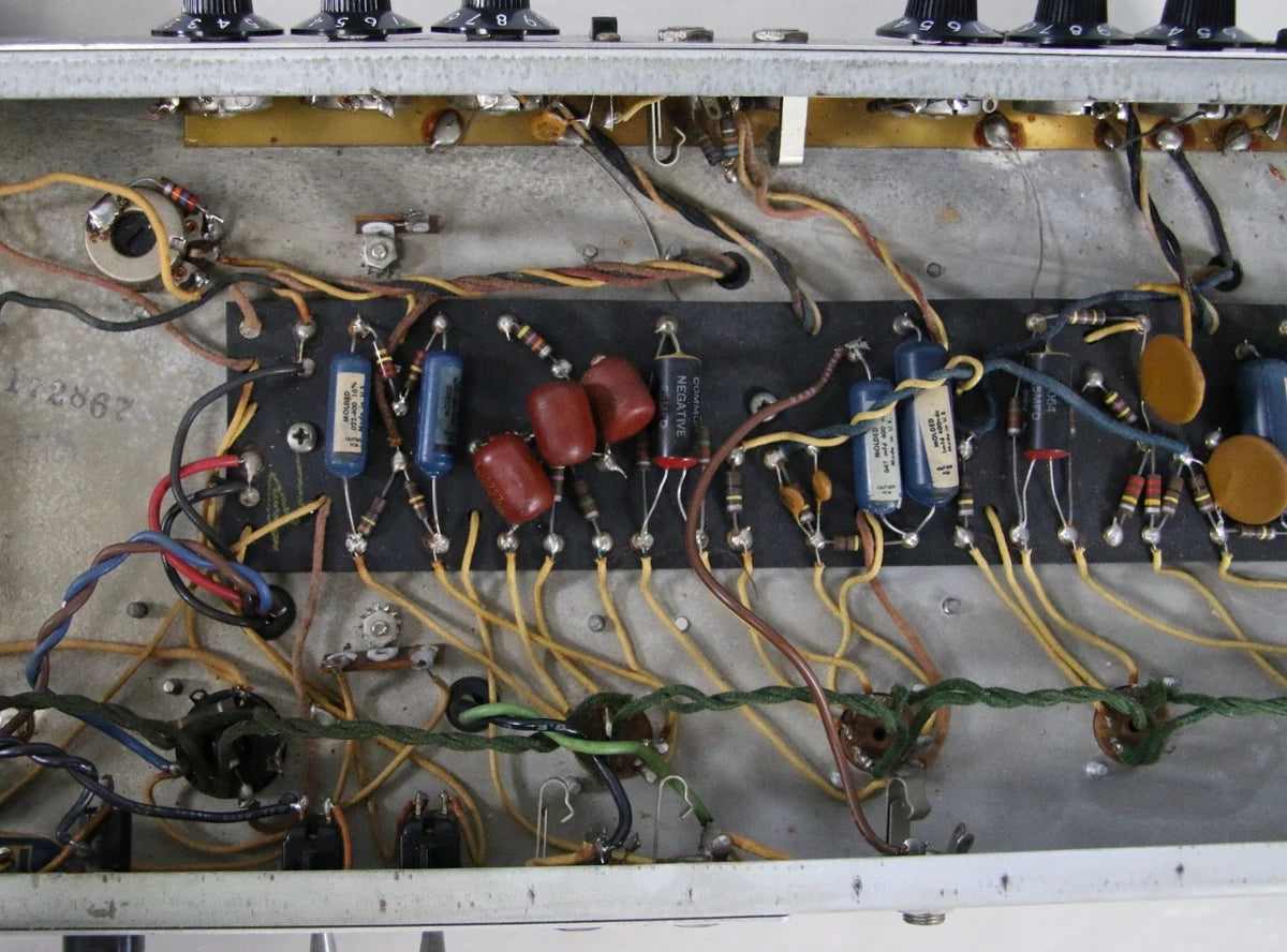 1967 Fender Bassman Black Face Panel Vintage Tube Amp Head AB165 USA