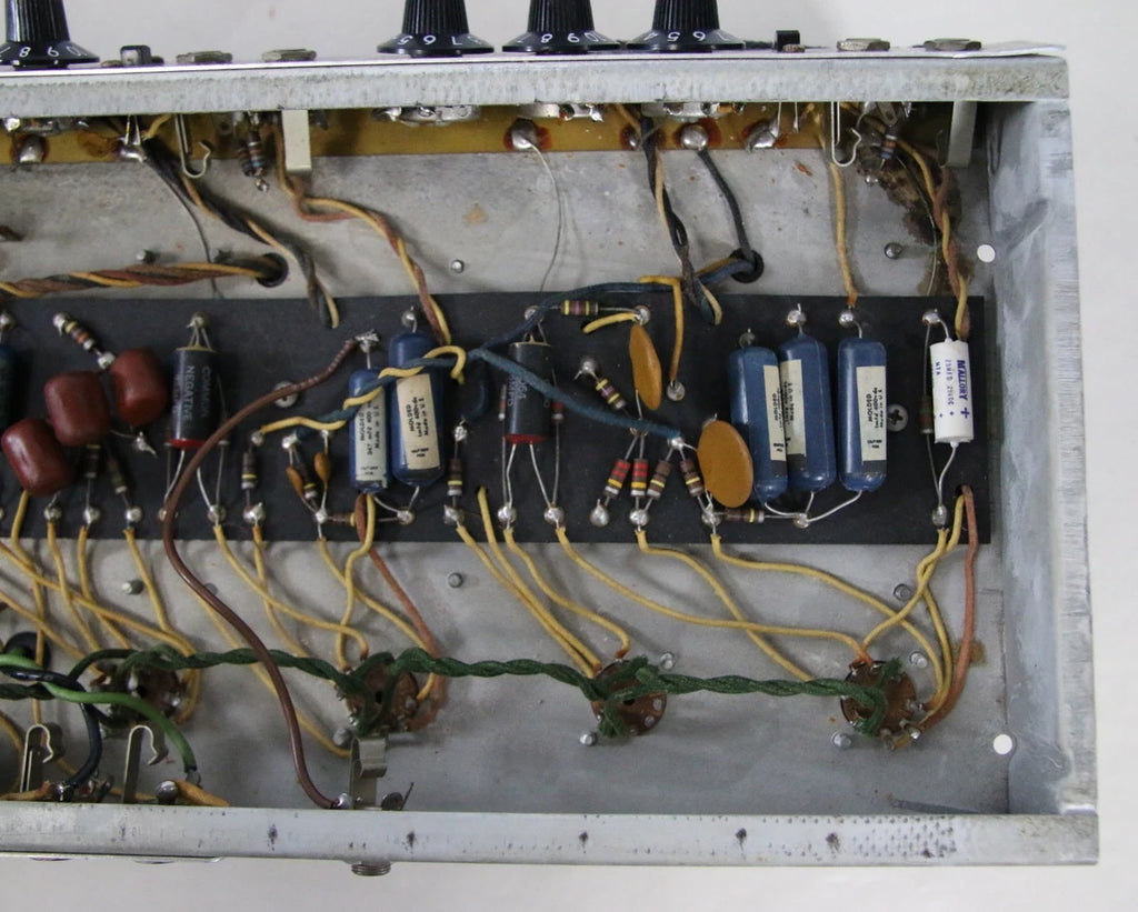 1967 Fender Bassman Black Face Panel Vintage Tube Amp Head AB165 USA