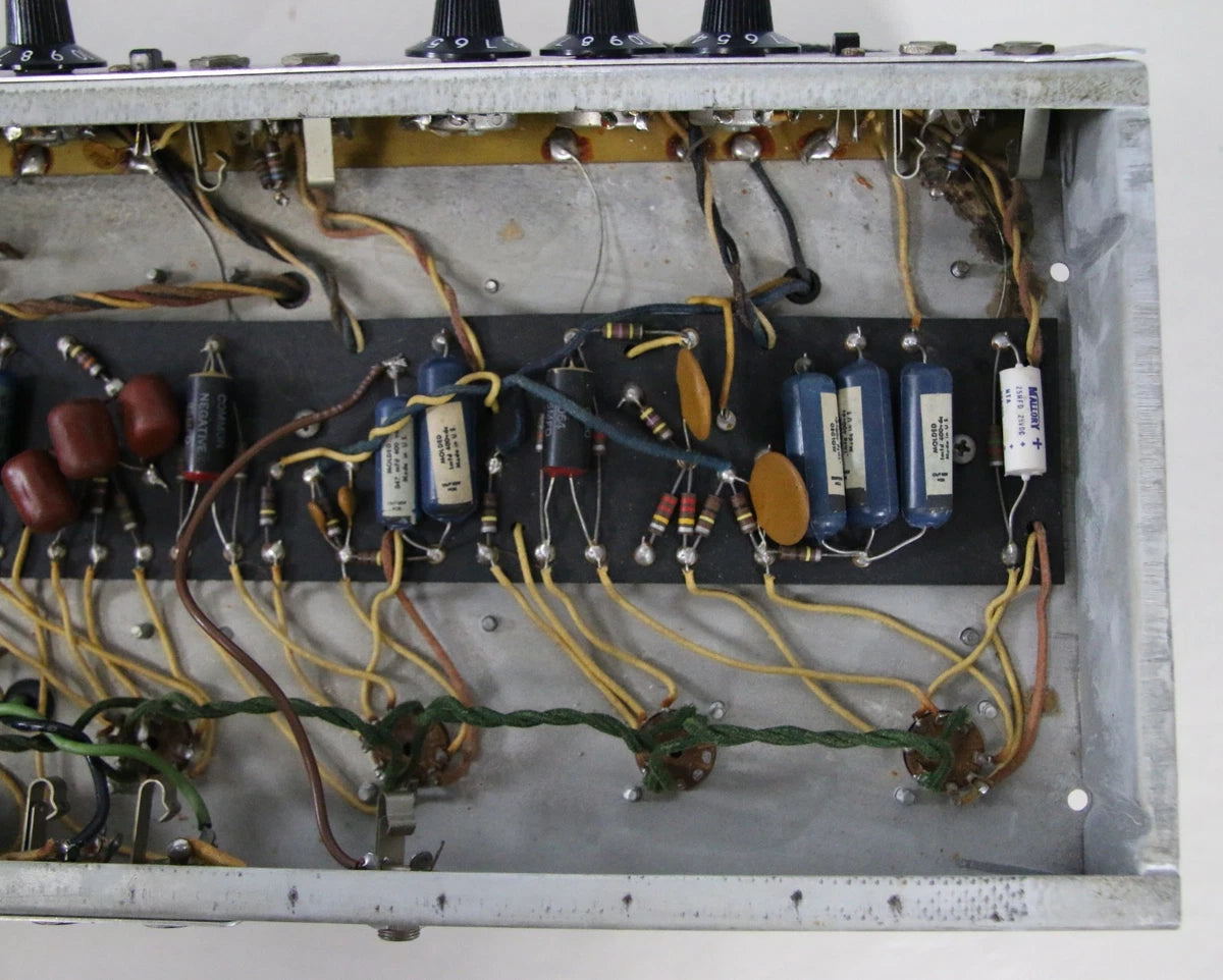 1967 Fender Bassman Black Face Panel Vintage Tube Amp Head AB165 USA